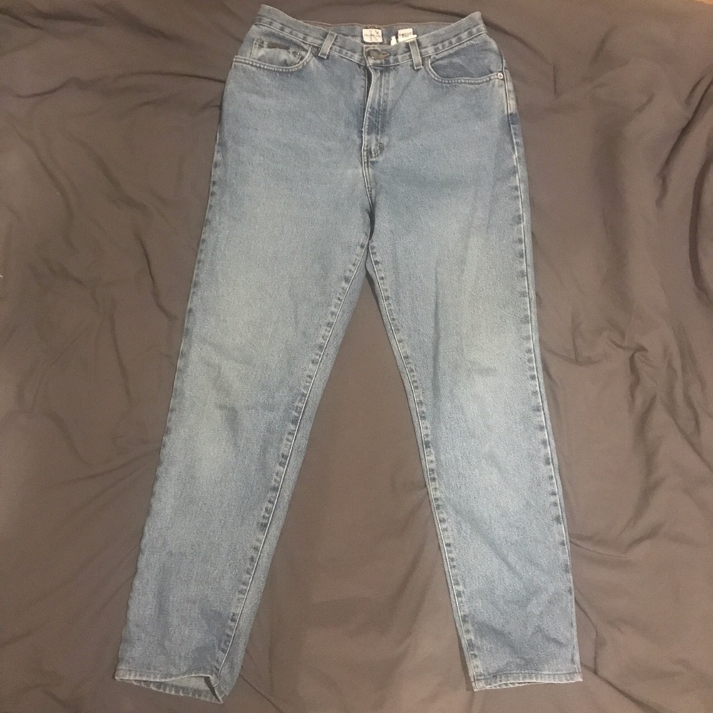 Vintage Calvin Klein straight mom jeans